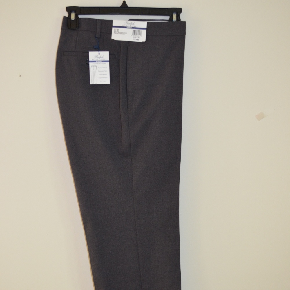 NWT Mens Ralph Lauren Dress Pants 38x29 Slim Fit